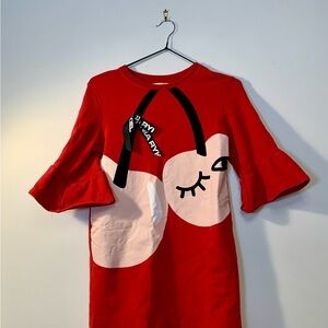 Sonia Rykel Girls Dress with Cherry Design